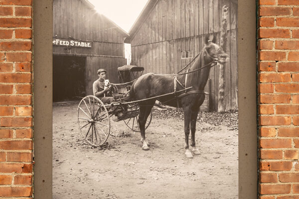 Horse and Buggy 1900 Poultney Downtown Mural Initiative